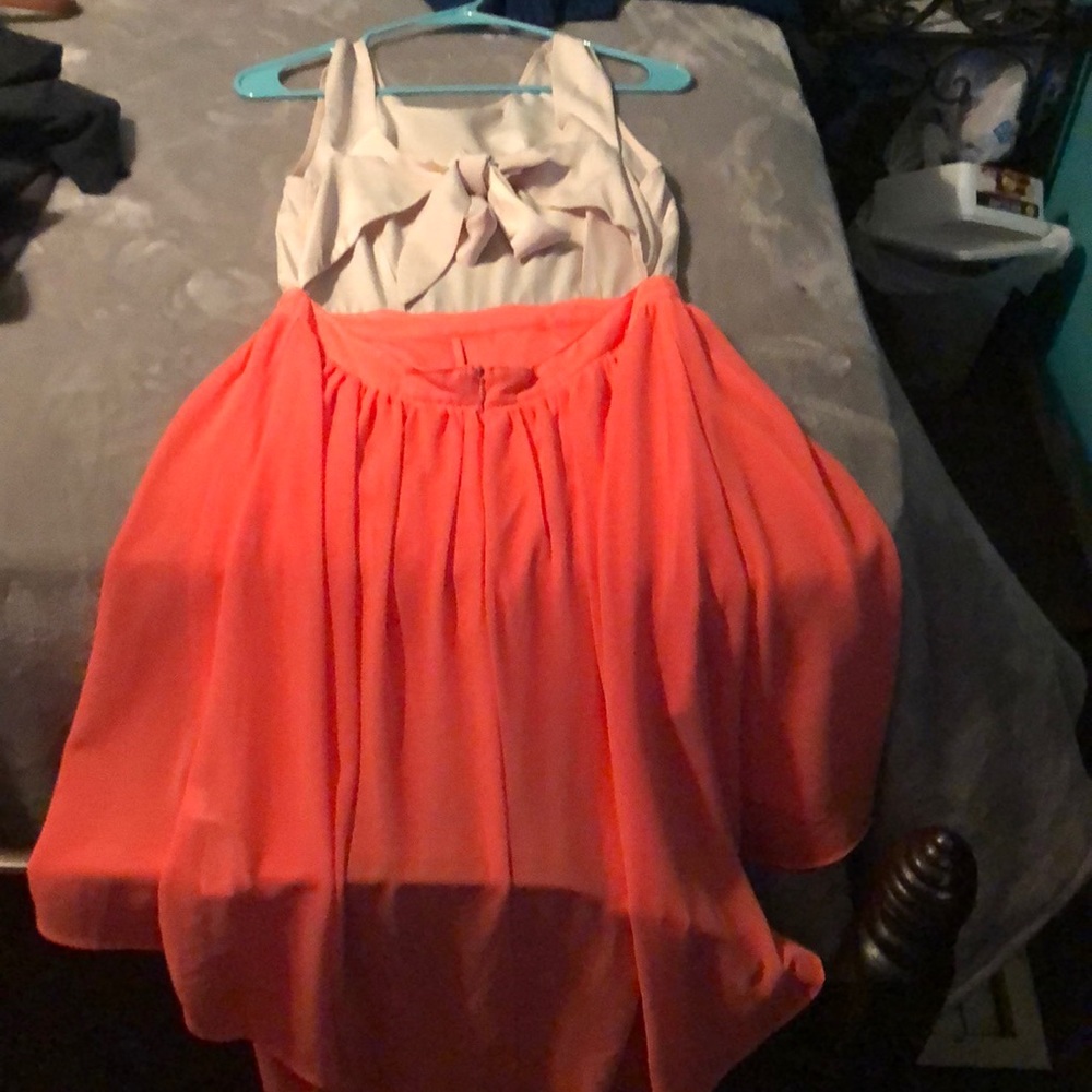 Rue 21 backless tie dress and madden girl sandals